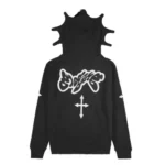 Black Glo Man Full Zip Hoodie