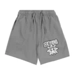 Glo Gang Sun Font Shorts (Grey)