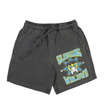 Glo Gang Worldwide Shorts (Black/Blue)