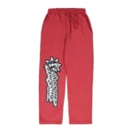 Glo Records Straight Leg Sweatpants (Red)