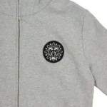 Grey Glo Man Full Zip Hoodie