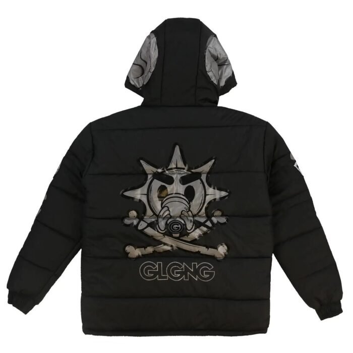 Best Glo Gang Skeleton Puffer Jacket